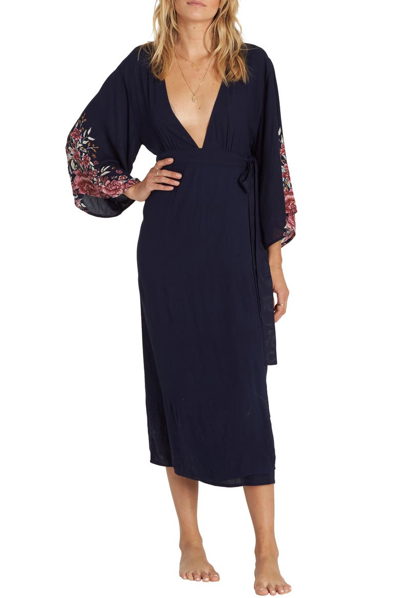 Robe Life Midi Dress, Main, color, DEEP SEA