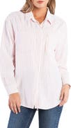 Billy T Stripe Linen Blend Button-Up Shirt