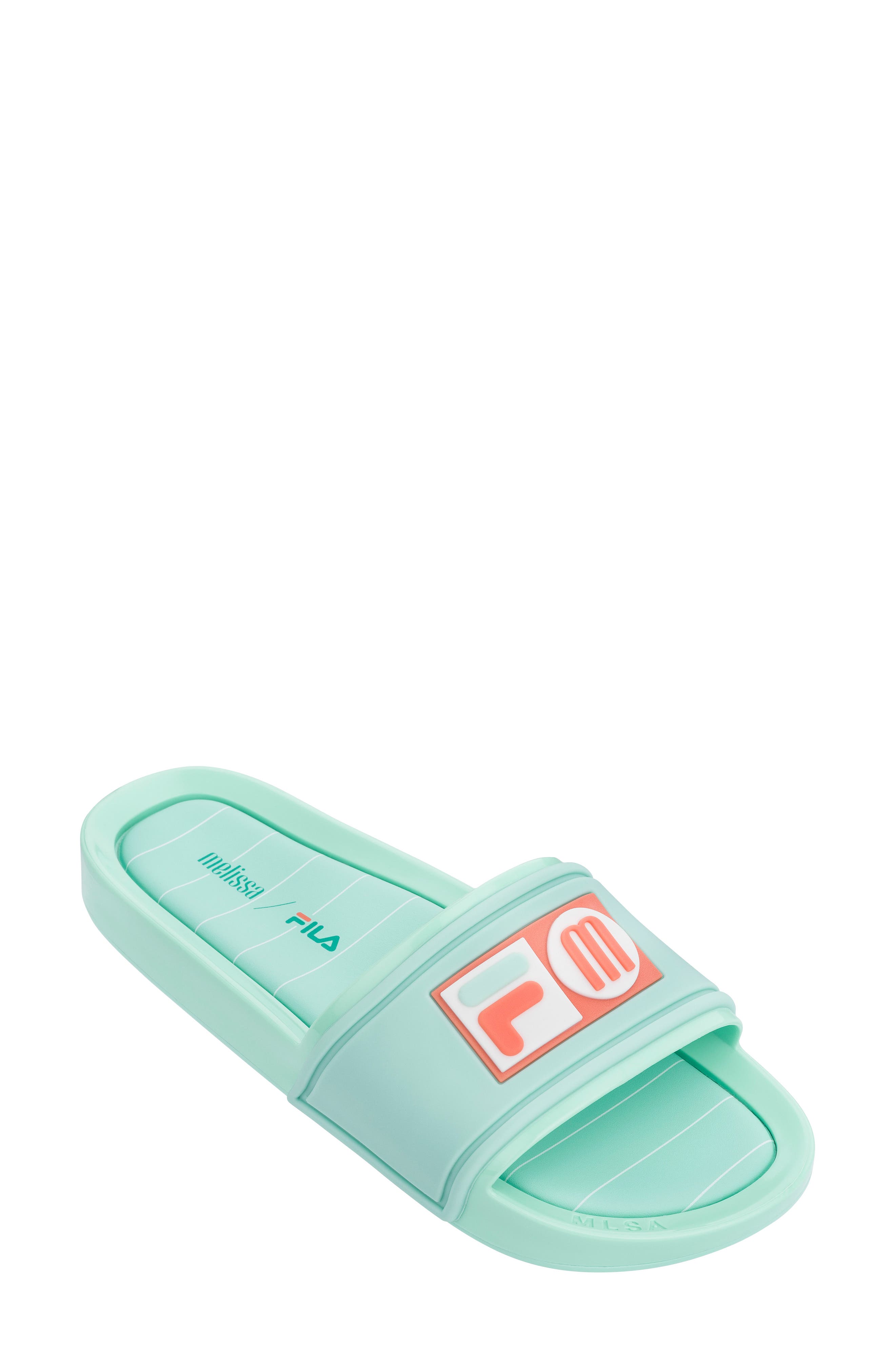 x FILA Sport Slide, Main, color, GREEN RUBBER
