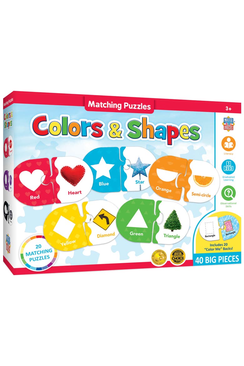 Colors & Shapes Matching Puzzles, Main, color, Multicolor