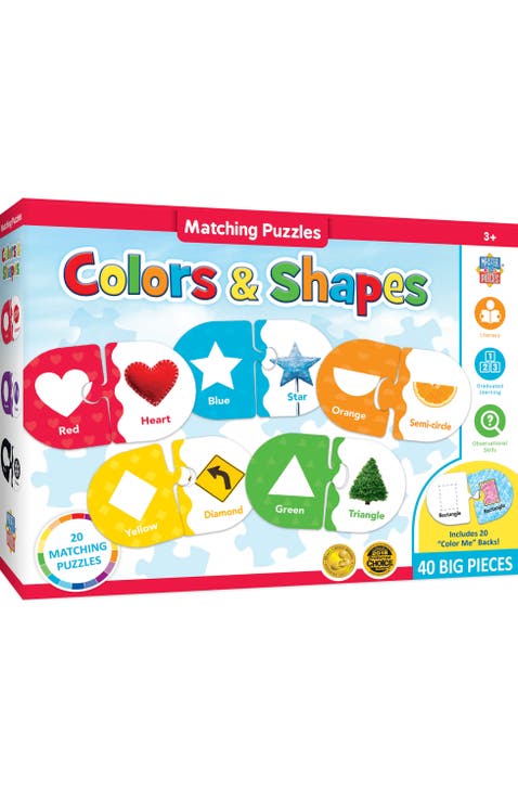 Colors & Shapes Matching Puzzles