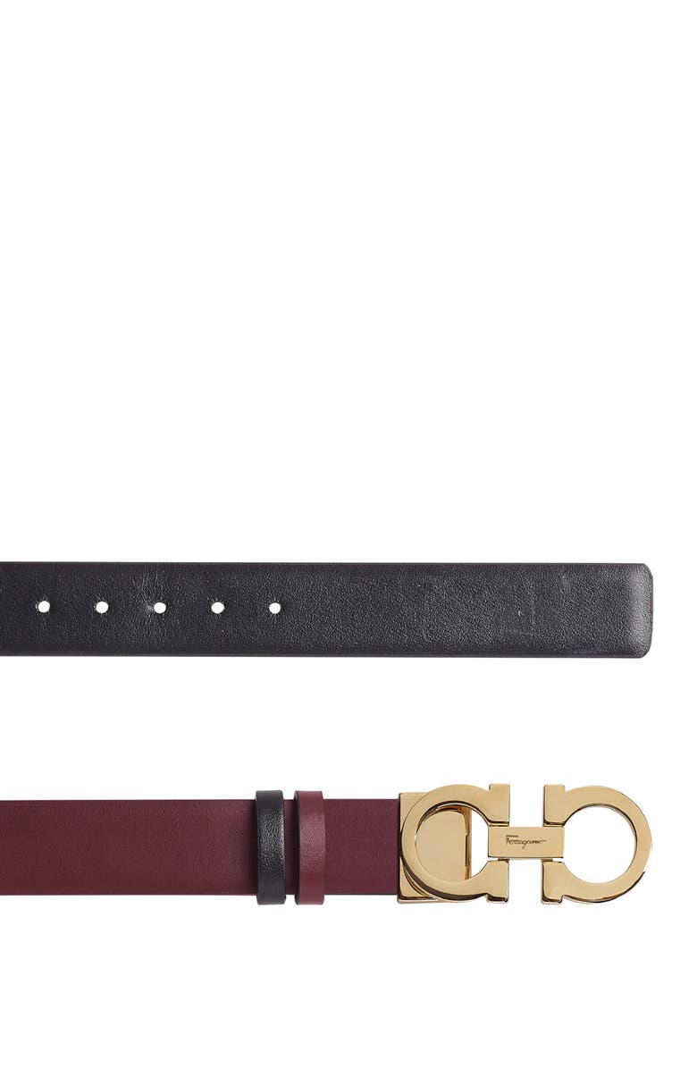 FERRAGAMO Ceylon Reversible Leather Belt, Alternate, color,