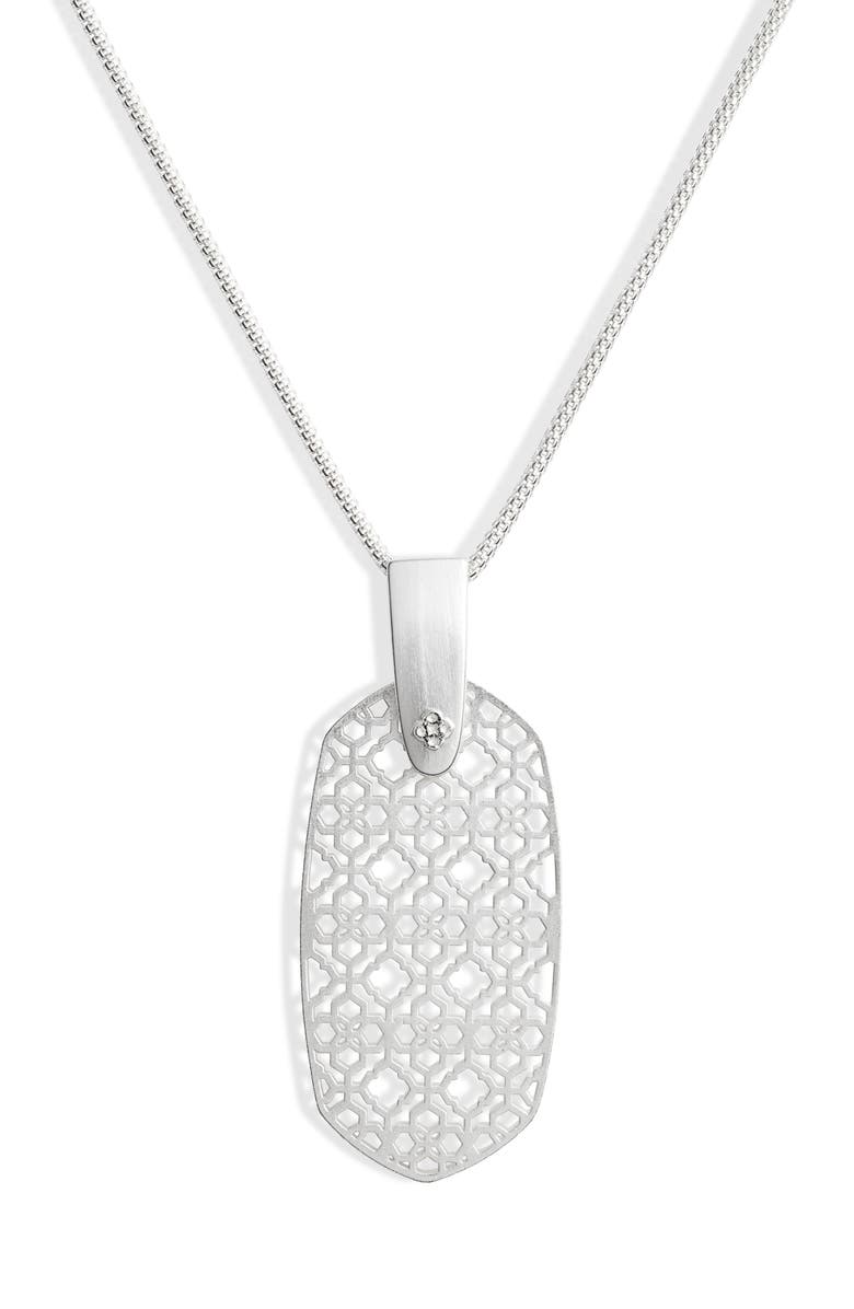 Kendra Scott Inez Filigree Pendant Necklace, Alternate, color, 