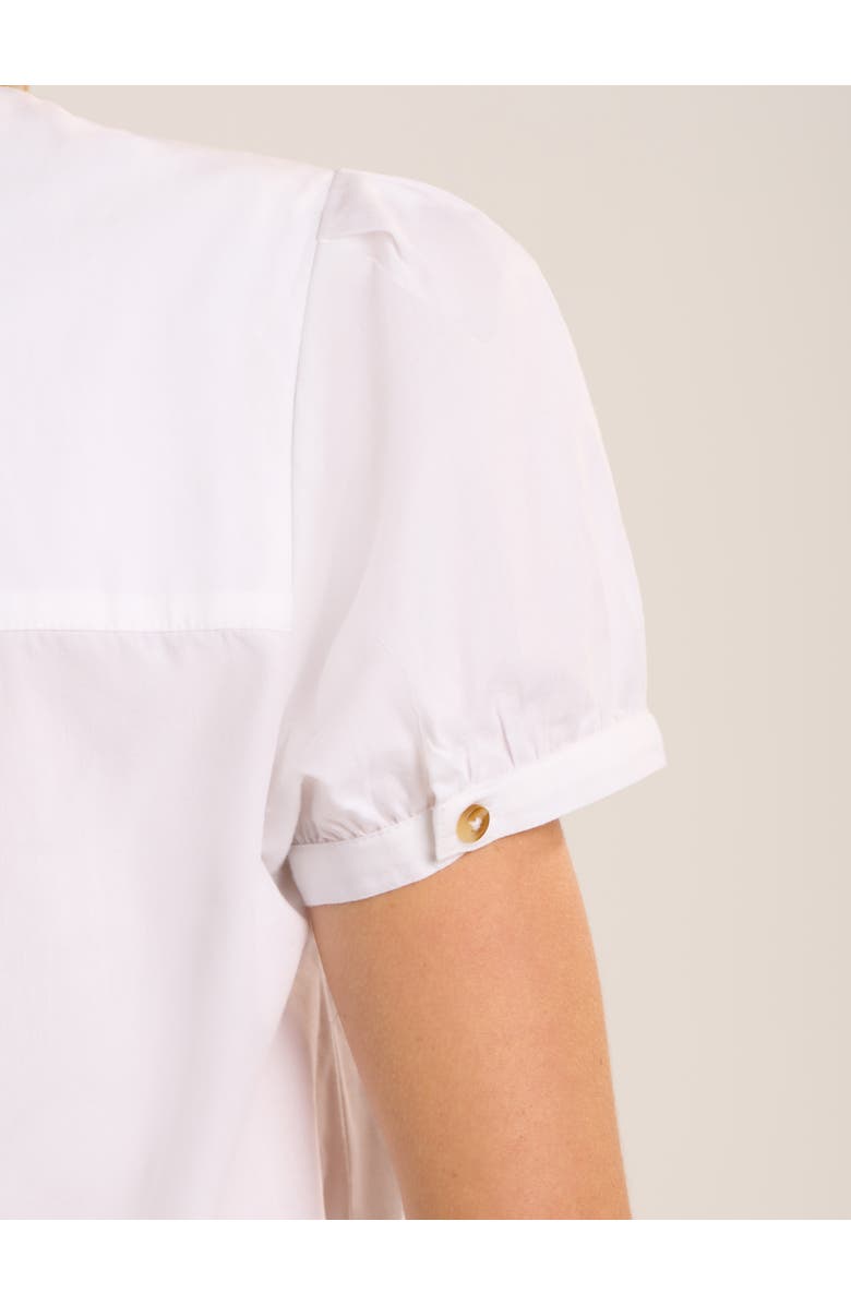 Brakeburn Hope Pintuck Detail Blouse, Alternate, color, White