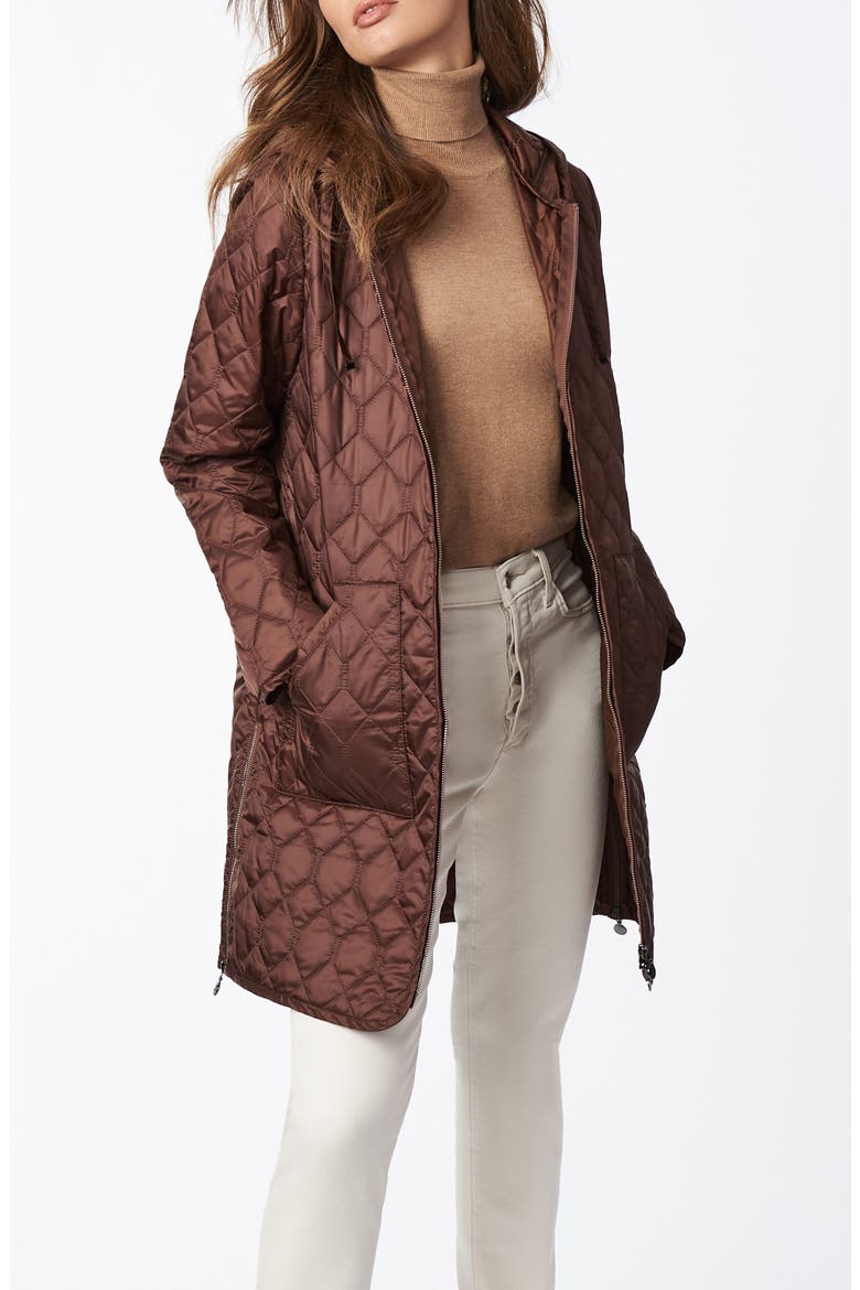 Quilted Hooded Liner Jacket, Alternate, color, PECAN