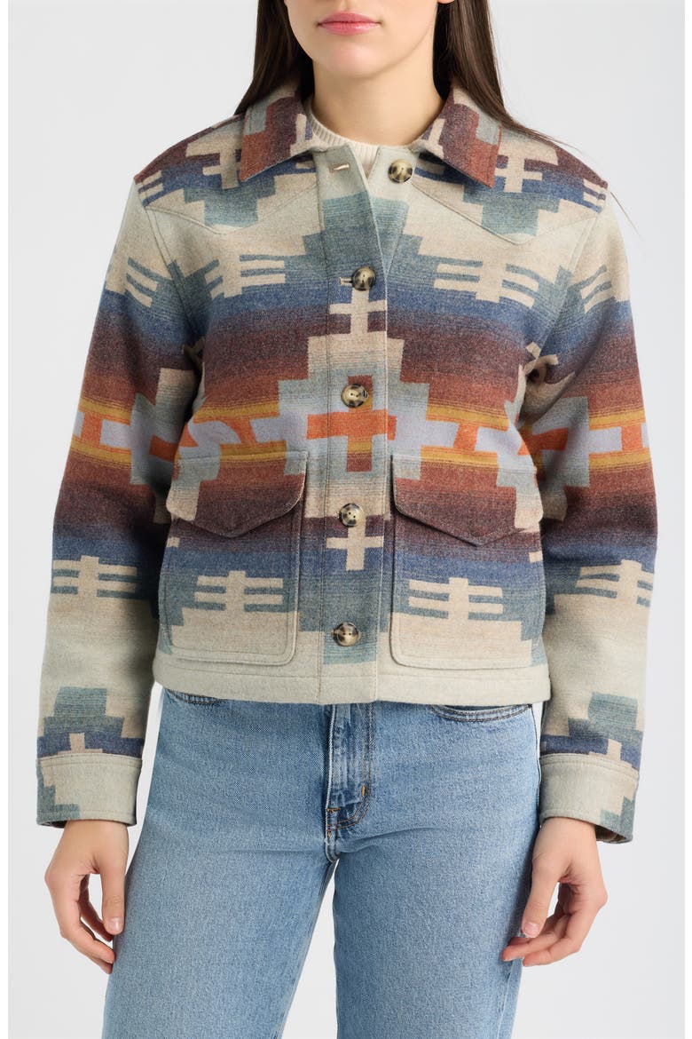 Dakota Wool Western Jacket, Alternate, color, SHIPROCK BLUE MIX