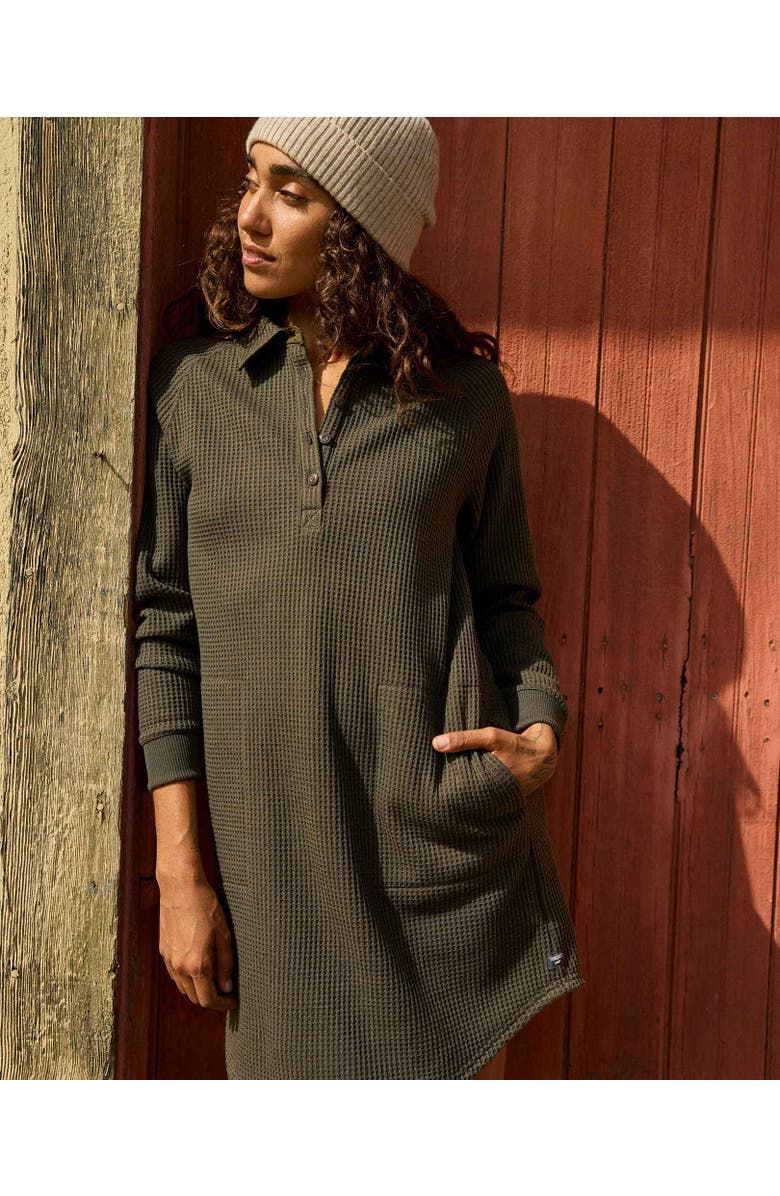 Toad & Co Bitterroot Long Sleeve Dress, Alternate, color, Olive