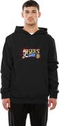 New Era Men's New Era  Black Philadelphia 76ers Front Back Logo Hoodie
