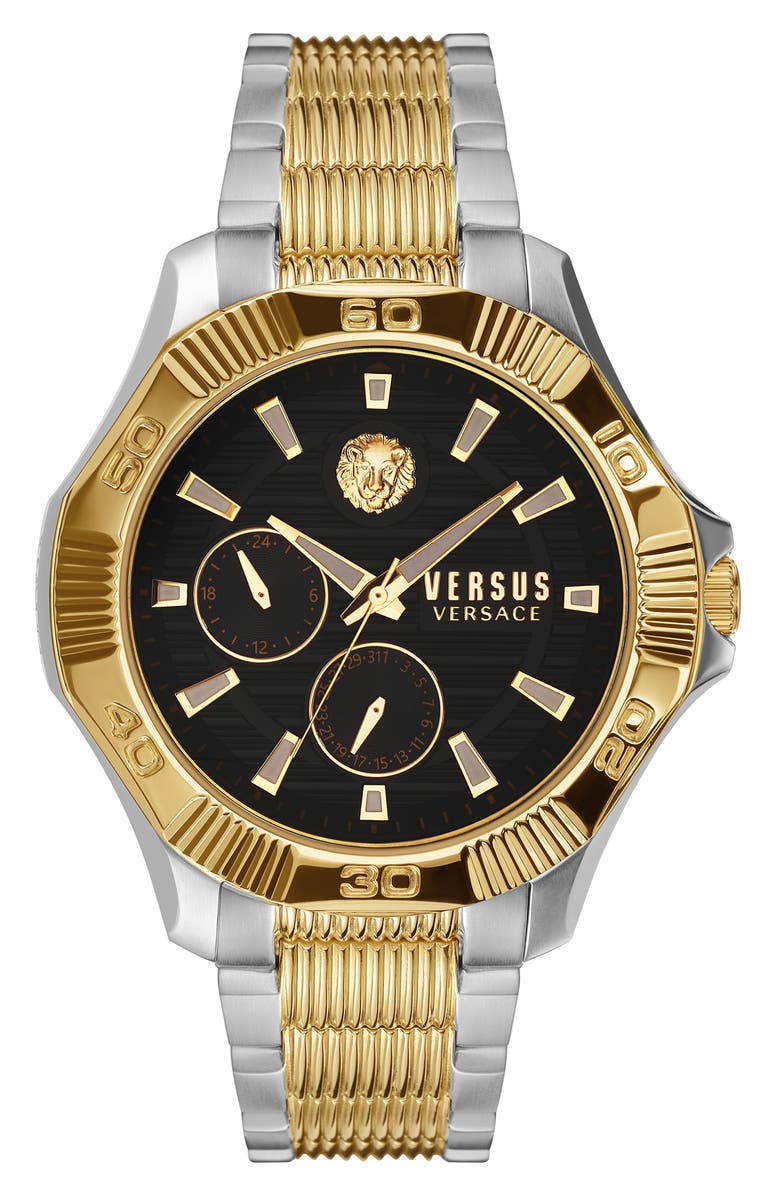 VERSUS Versace Dtla Multifunction Bracelet Watch, 46mm, Main, color, 