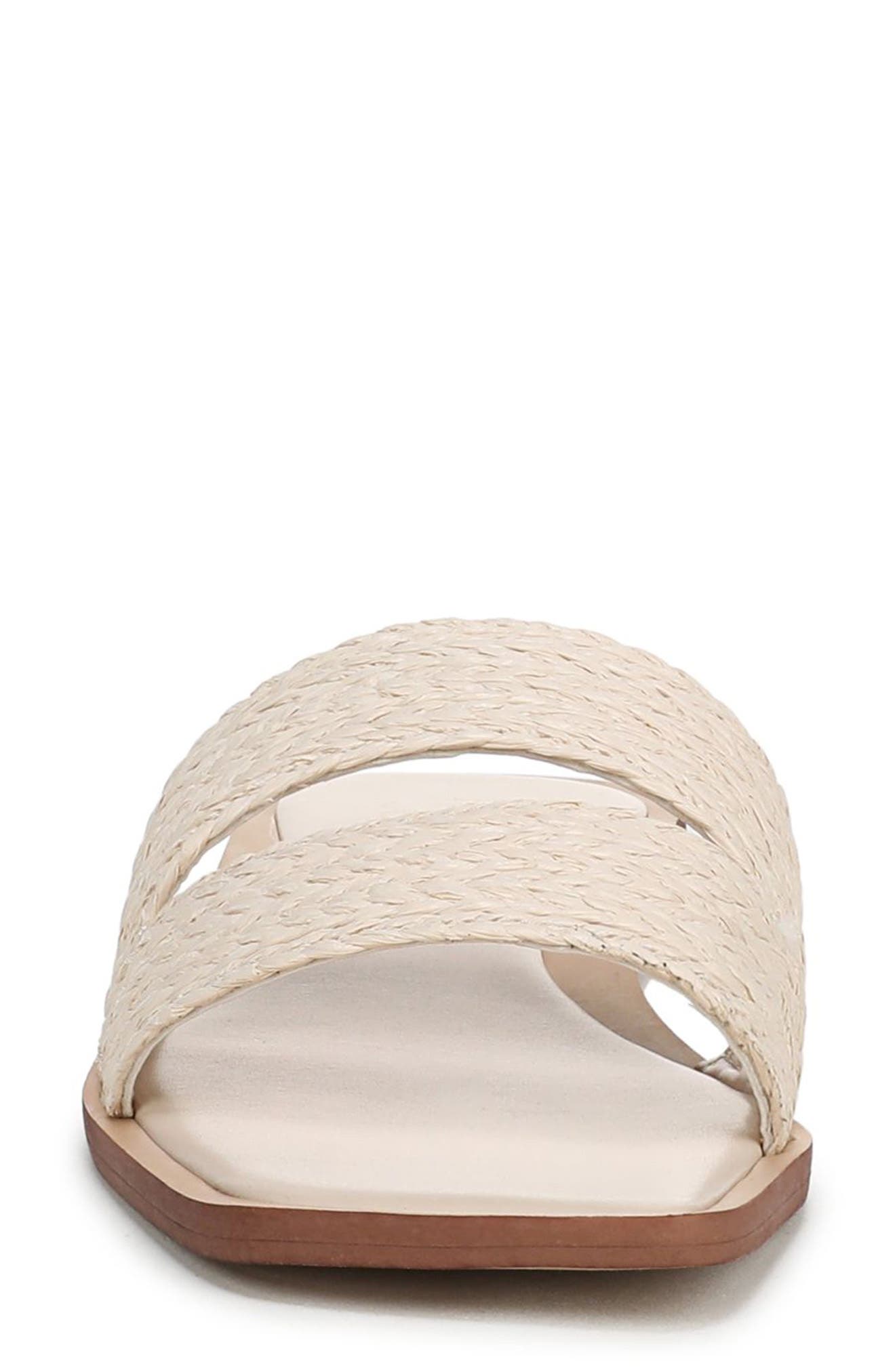 Emilana Slide Sandal, Alternate, color, LINEN WHITE