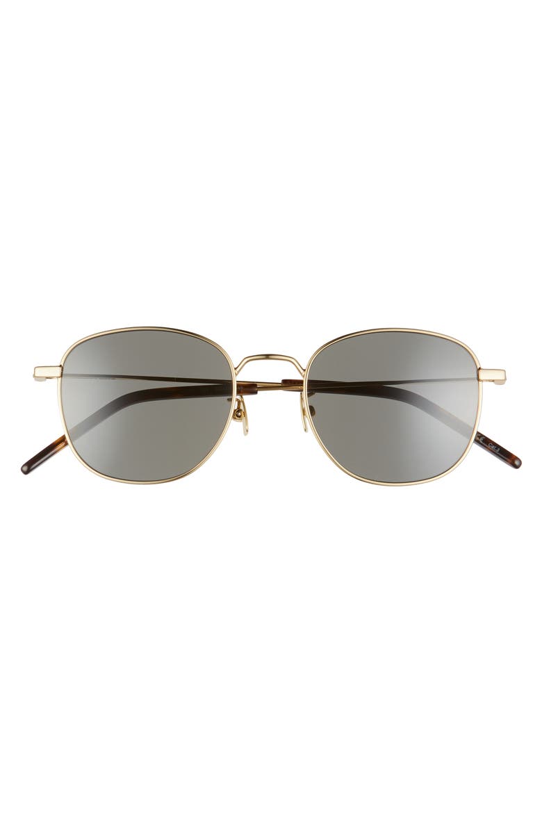 50mm Square Sunglasses, Alternate, color, LIGHT GOLD
