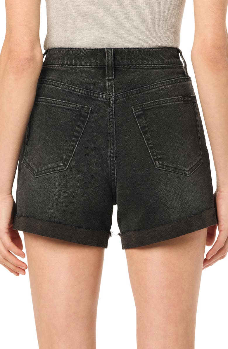 Joe's Rolled High Waist Denim Shorts, Alternate, color, Indonesia
