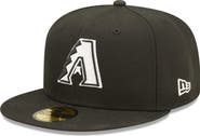 New Era Men's New Era Black Arizona Diamondbacks Team Logo 59FIFTY Fitted Hat