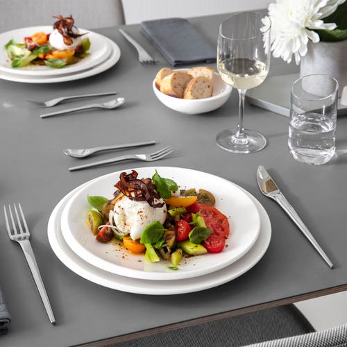 Villeroy & Boch Manufacture Rock Shallow Pasta Bowl In White