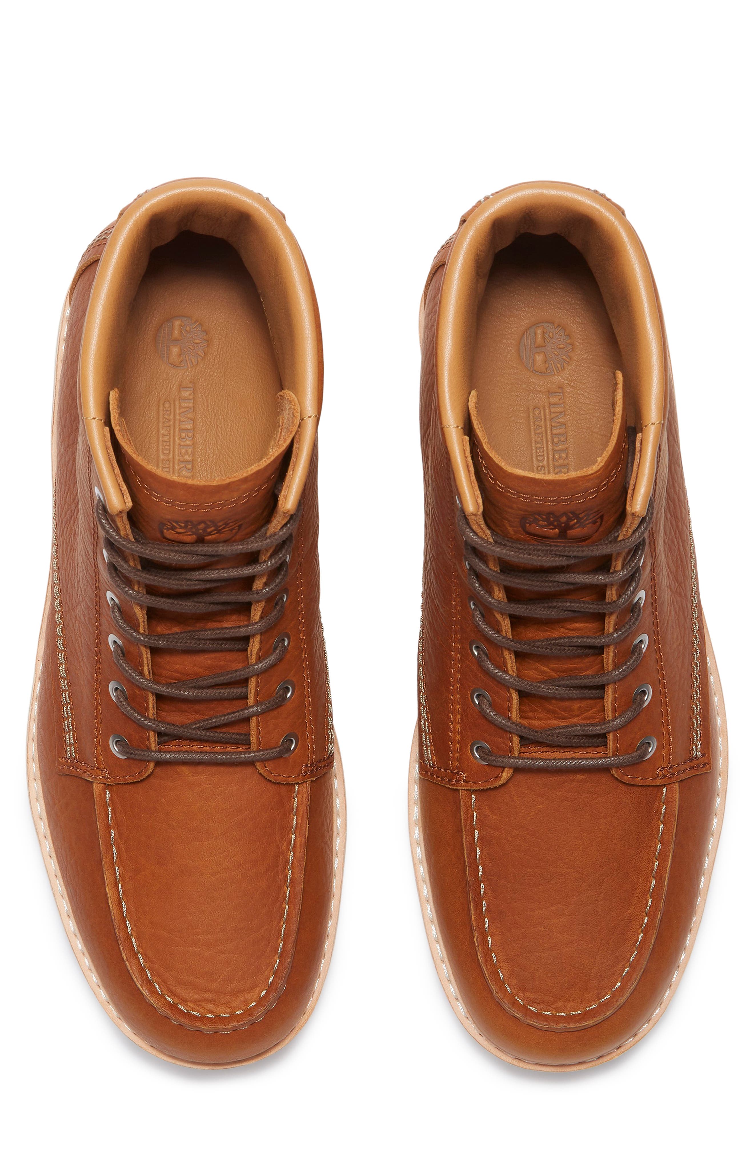 Timberland Oak Forge Boot, Alternate, color, Rust Full Grain