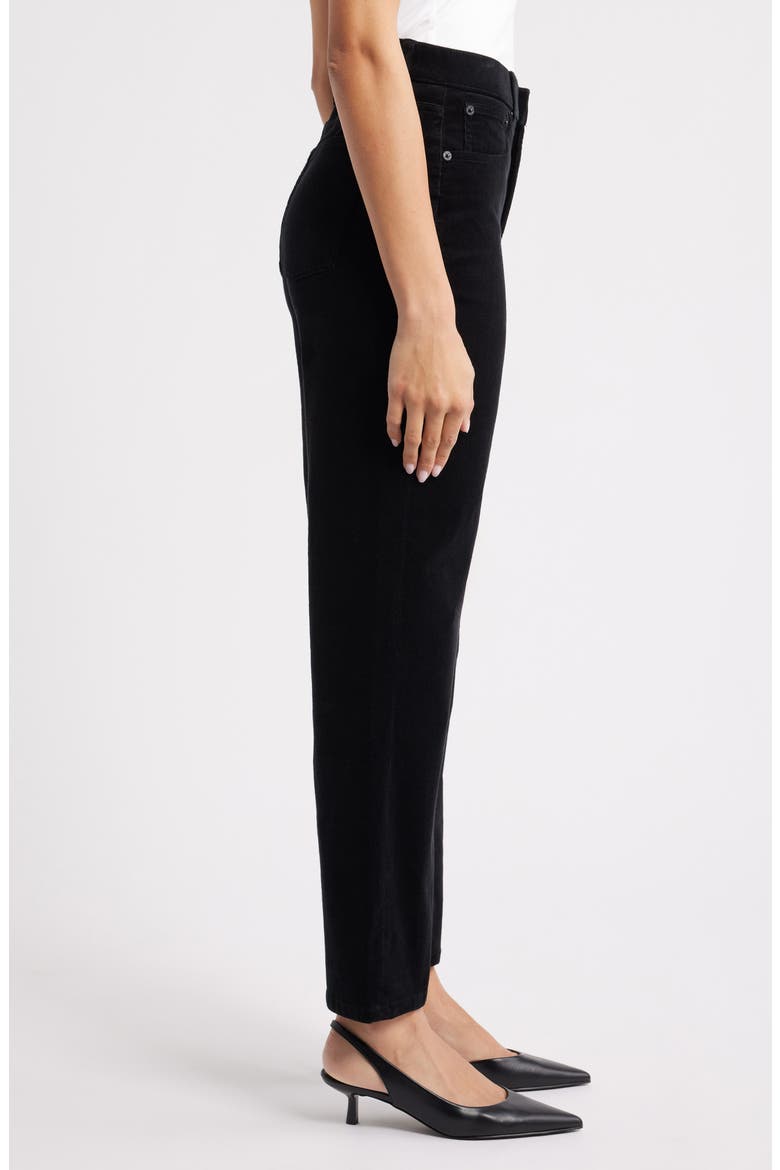 '90s Straight Leg Corduroy Pants, Alternate, color, CLASSIC BLACK