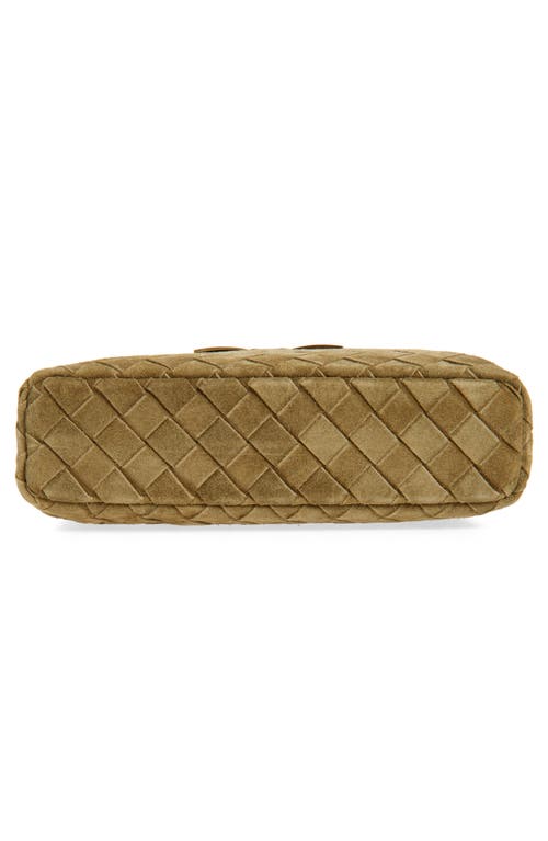 Bottega Veneta Bang Bang Intrecciato Suede Vanity Case In Nude