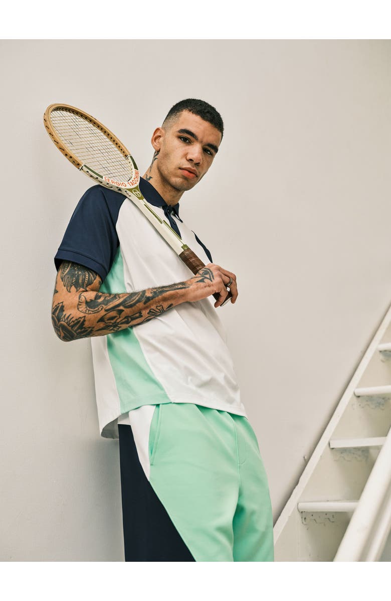 Sergio Tacchini Pagia Court Polo, Alternate, color, Green Ash