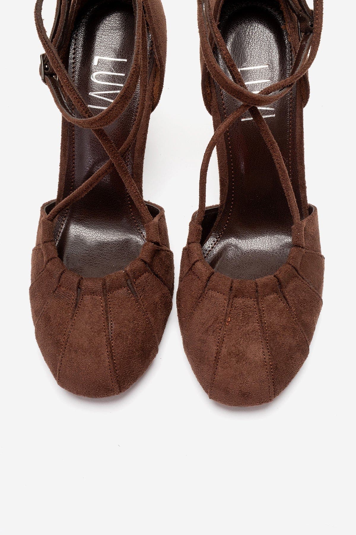 Eliza Stiletto Pump, Alternate, color, Brown Suede