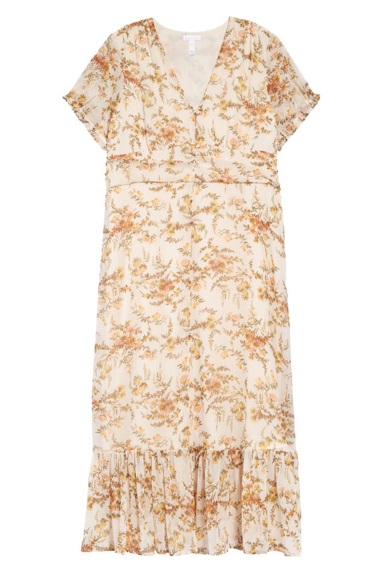 Tiered Maxi Dress, Main, color, PINK SOFT VICTORIA FLORAL