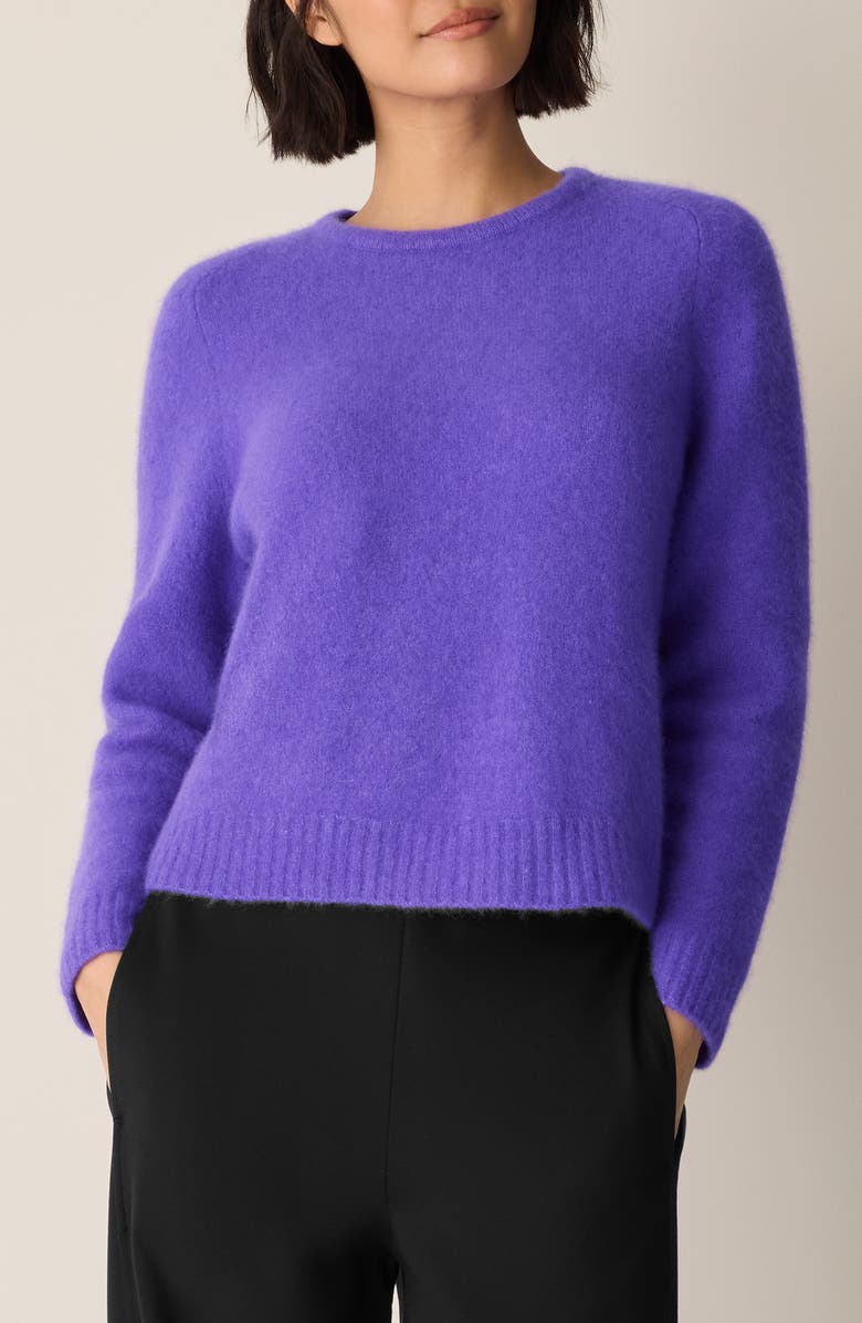 Eileen Fisher Cashmere Blend Sweater, Main, color, Ultraviolet