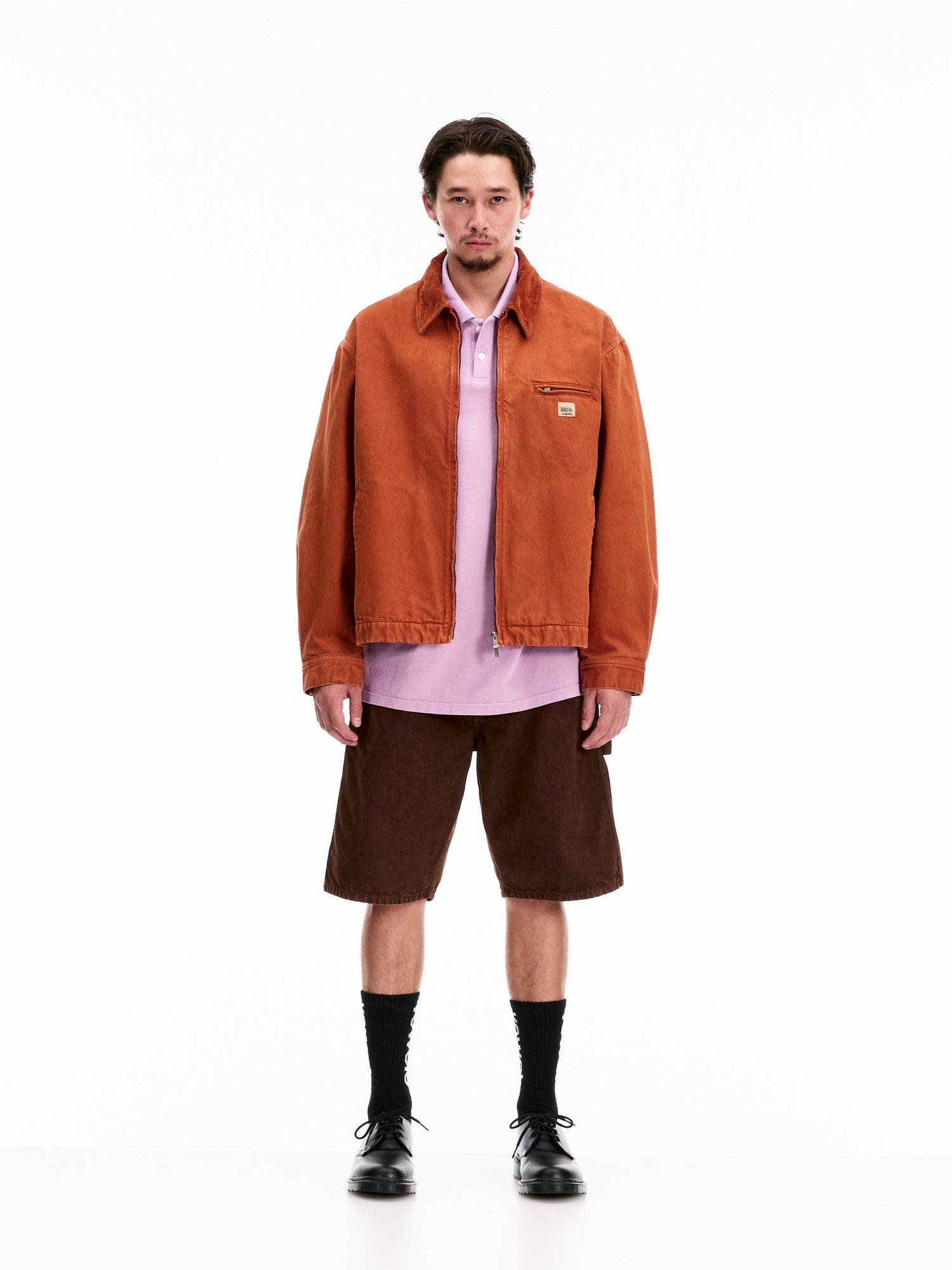 Cord Collared Zip-Up Jacket - image 4