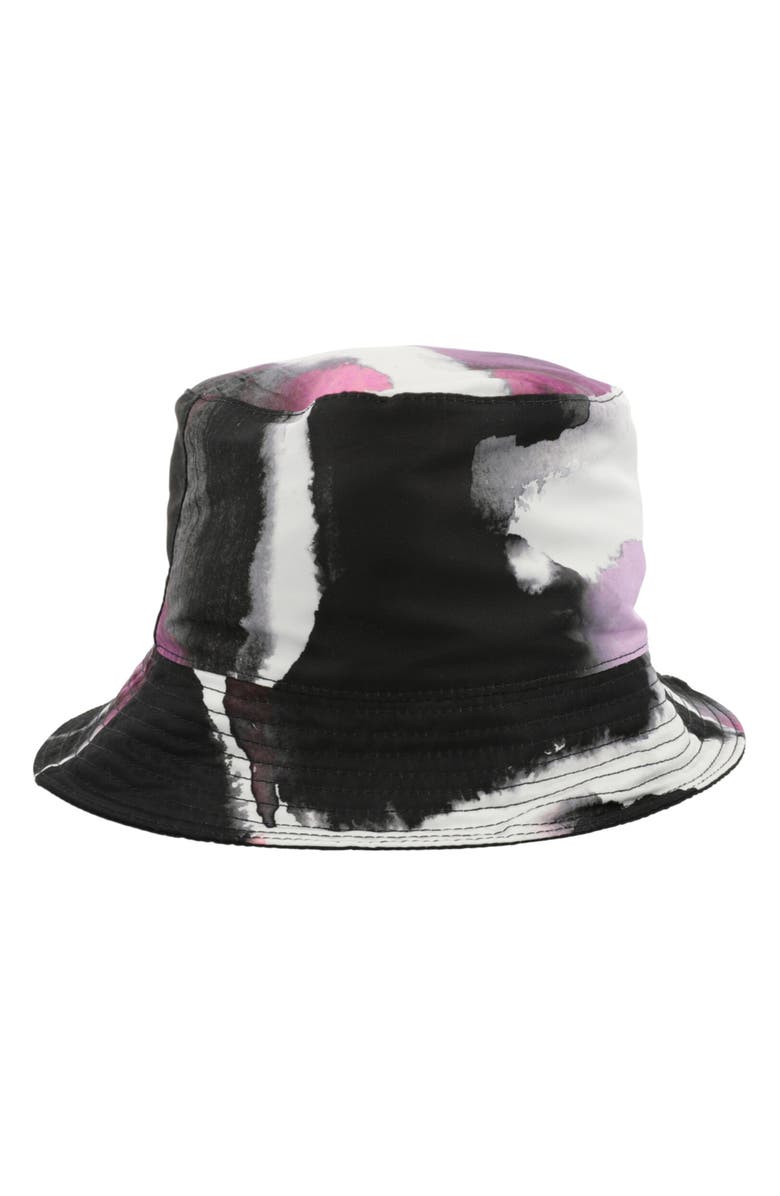 Alexander McQueen Puma Watercolor Embroidered Bucket Hat, Alternate, color, 