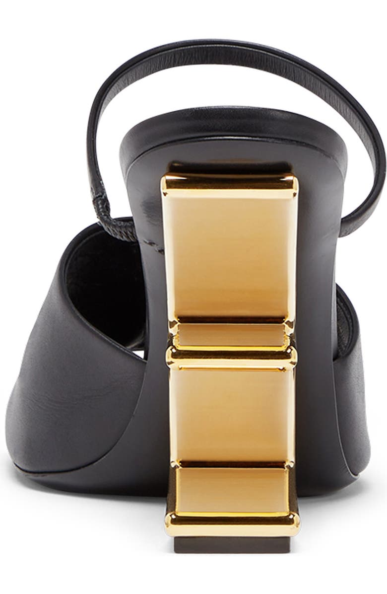 Fendi First F Heel Sandal, Alternate, color,