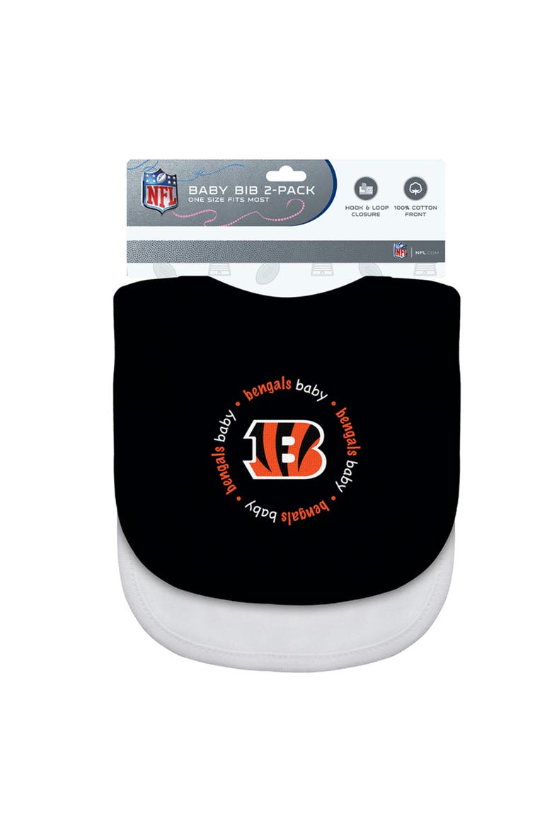 Cincinnati Bengals - Baby Bibs 2-Pack, Alternate, color, Black