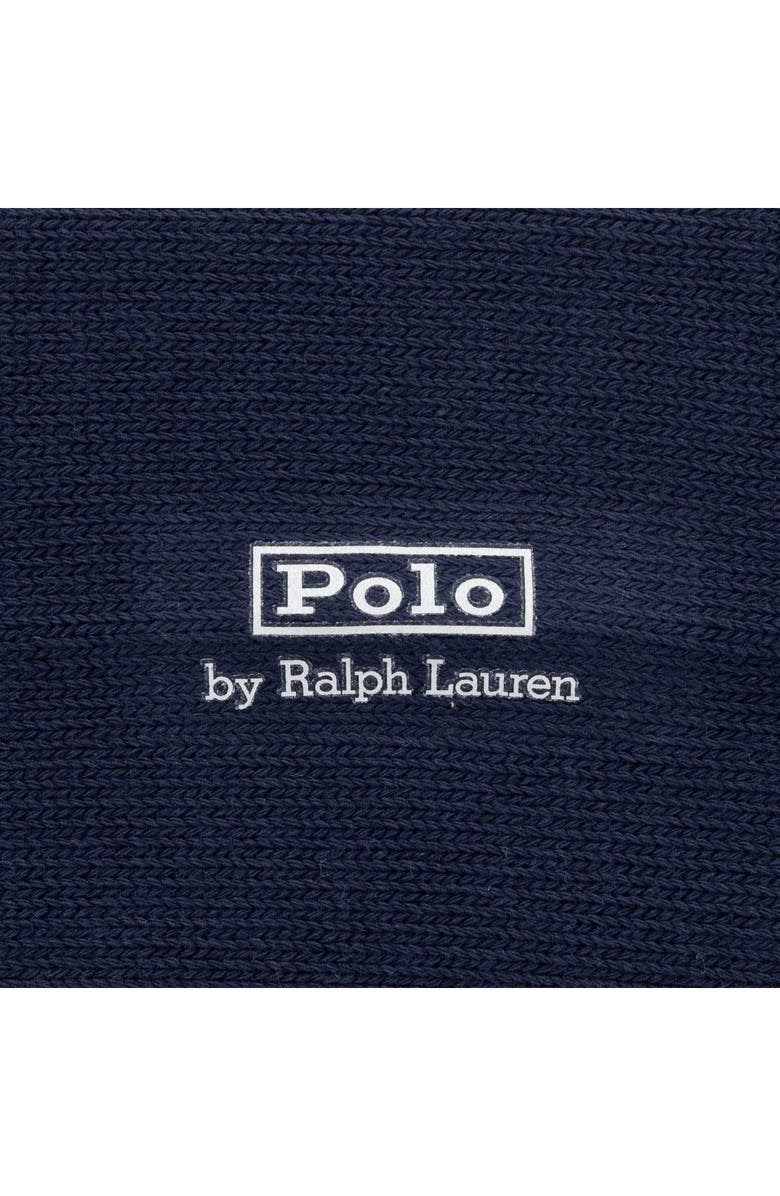Polo Ralph Lauren Embroidered Polo Bear Crew Socks, Alternate, color, Navy