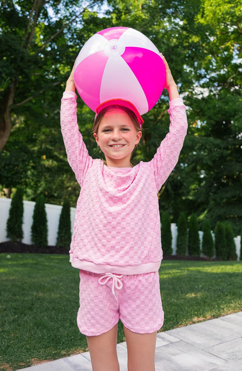 Limeapple Lightweight Terry Shorts, Main, color, Candy Pink