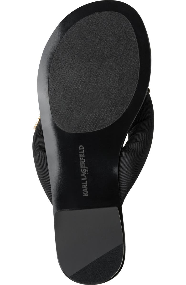 KARL LAGERFELD PARIS Ceejay Rue Pins Flip Flop, Alternate, color,