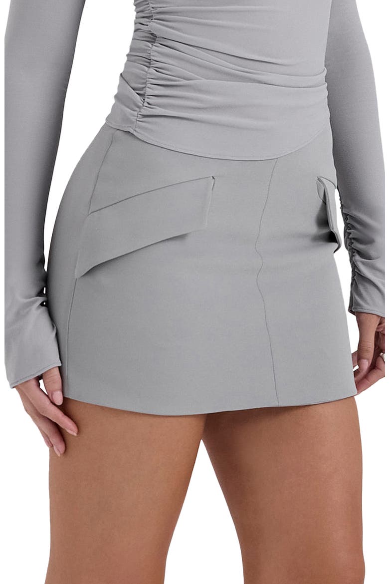 Cici A-Line Miniskirt, Alternate, color, ULTIMATE GREY