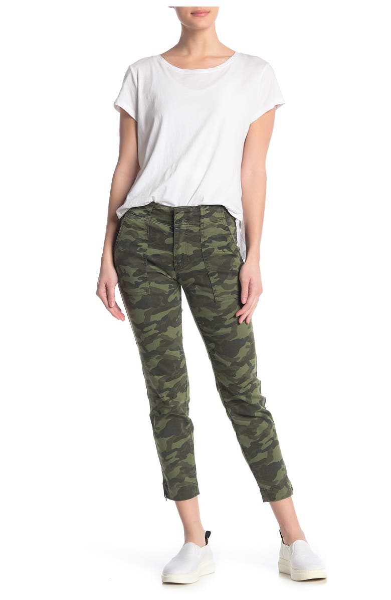 KUT from the Kloth Reese Camo Ankle Straight Leg Pants, Alternate, color, 