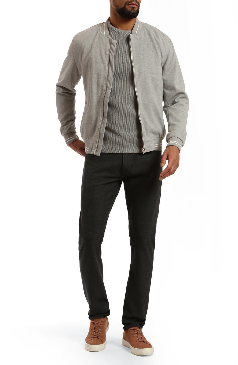 34 Heritage Verona Slim Fit Five-Pocket Pants, Alternate, color, Smoke Elite Check