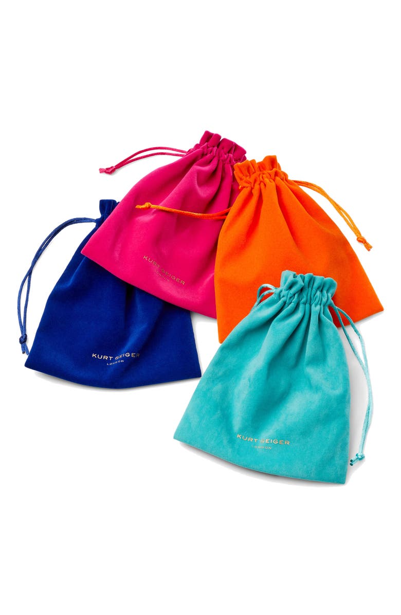 Kurt Geiger London Rainbow Crystal Brooch, Alternate, color, Multi