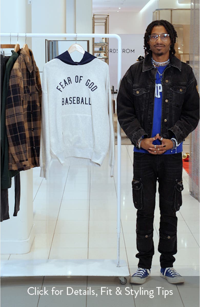 MLB Sport Colorblock Cotton Graphic Hoodie, sales video thumbnail