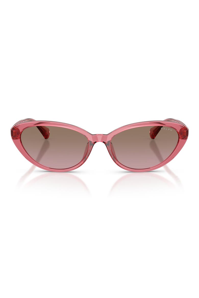56mm Butterfly Sunglasses, Main, color, MILKY PEACH / GRADIENT ROSE