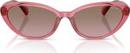 Ralph Lauren 56mm Butterfly Sunglasses