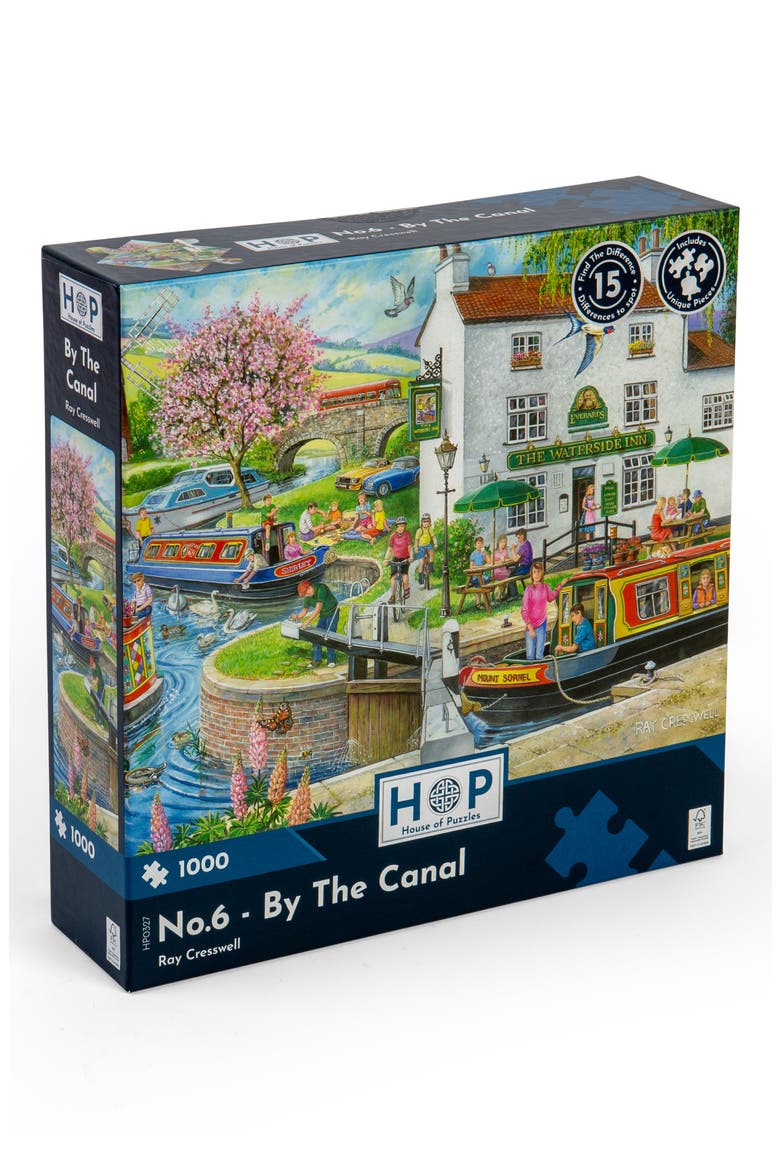 No. 6 By the Canal 1,000-Piece Jigsaw Puzzle, Main, color, NONE