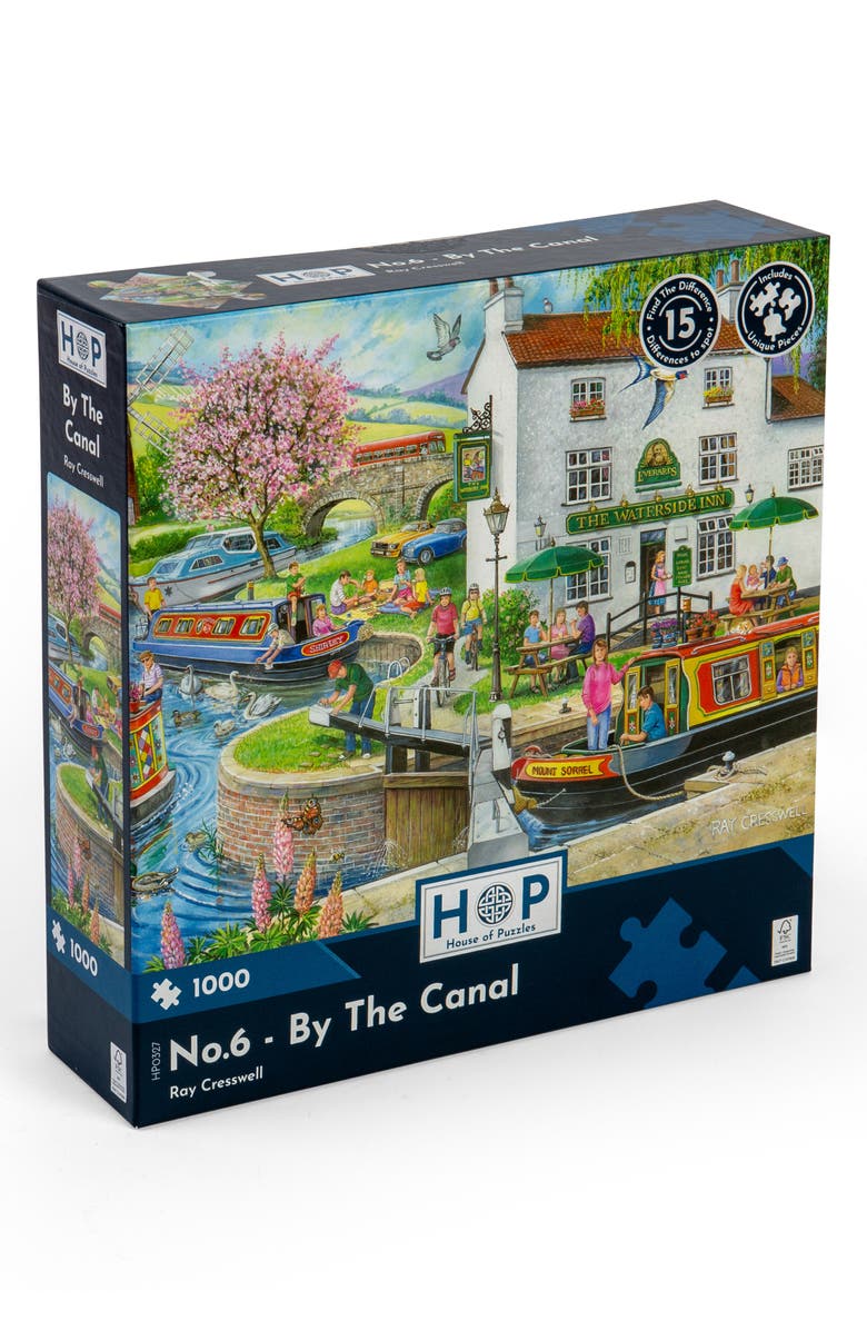 The House of Puzzles No. 6 By the Canal 1,000-Piece Jigsaw Puzzle, Main, color, 