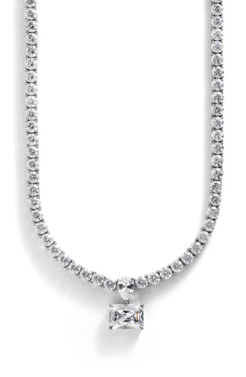 Alma Crystal Tennis Necklace
