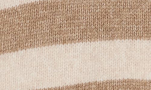 Vigoss Mossy Stripe Sweater In Neutral