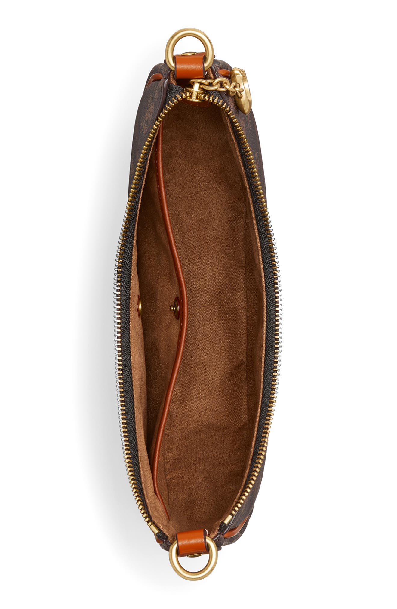 COACH Horse & Carriage Coated Canvas Shoulder Bag, Alternate, color, 