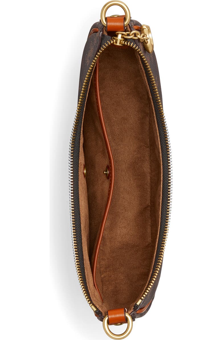 COACH Horse & Carriage Coated Canvas Shoulder Bag, Alternate, color,