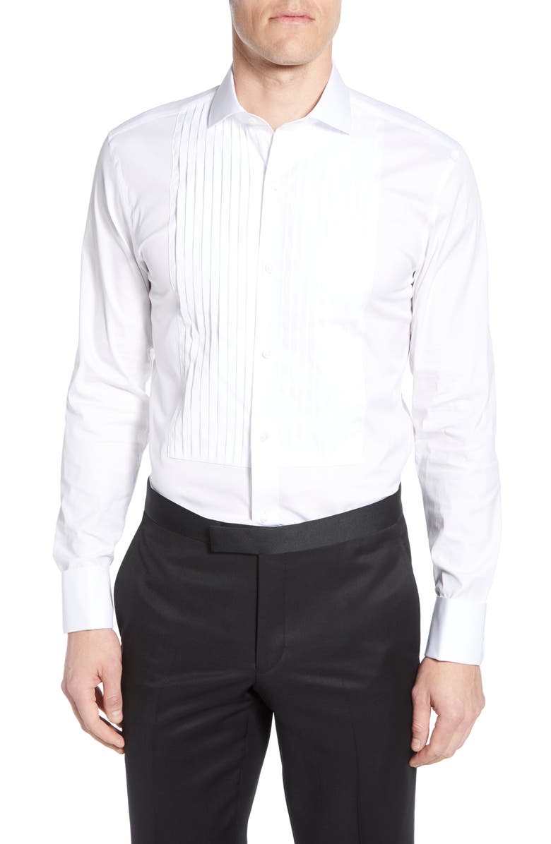 Bonobos Slim Fit Stretch Solid Formal Shirt, Main, color, 
