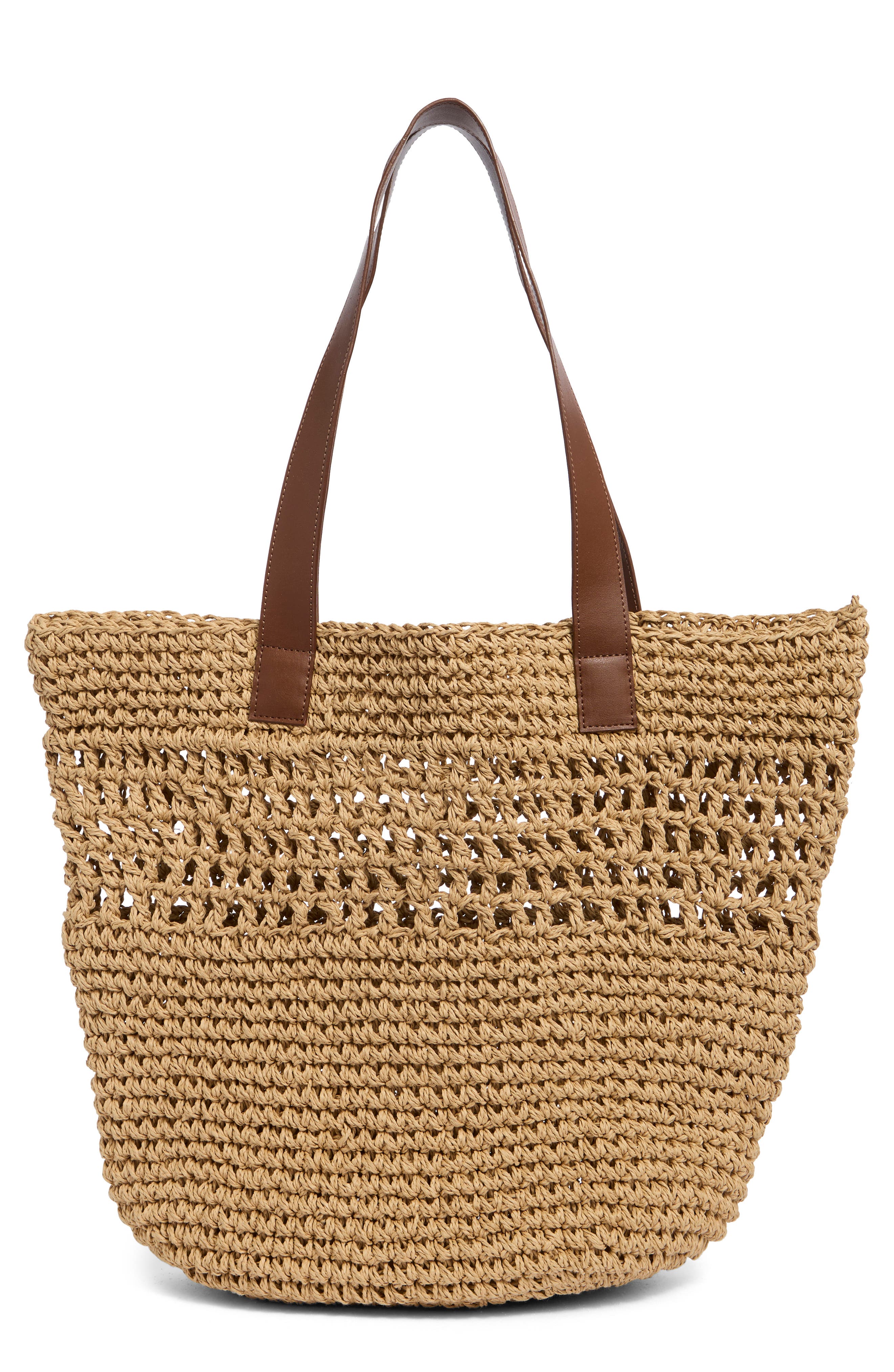 Collection XIIX Raffia Market Tote