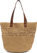 Collection XIIX Raffia Market Tote