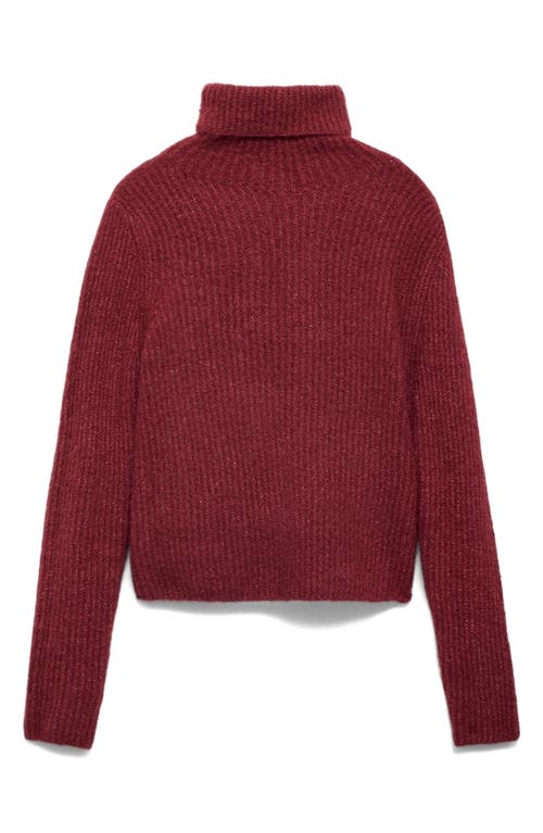 MANGO MANGO RIB TURTLENECK SWEATER