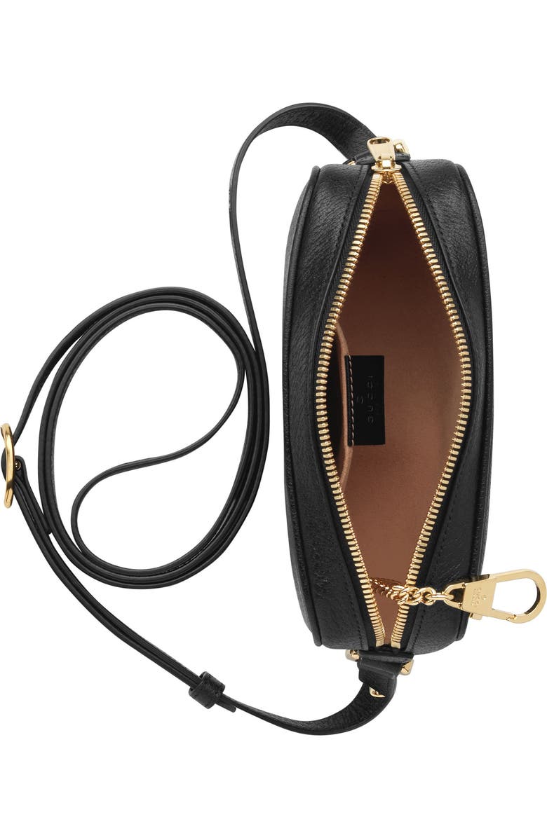 Gucci MiniMini Leather Crossbody Bag, Alternate, color,